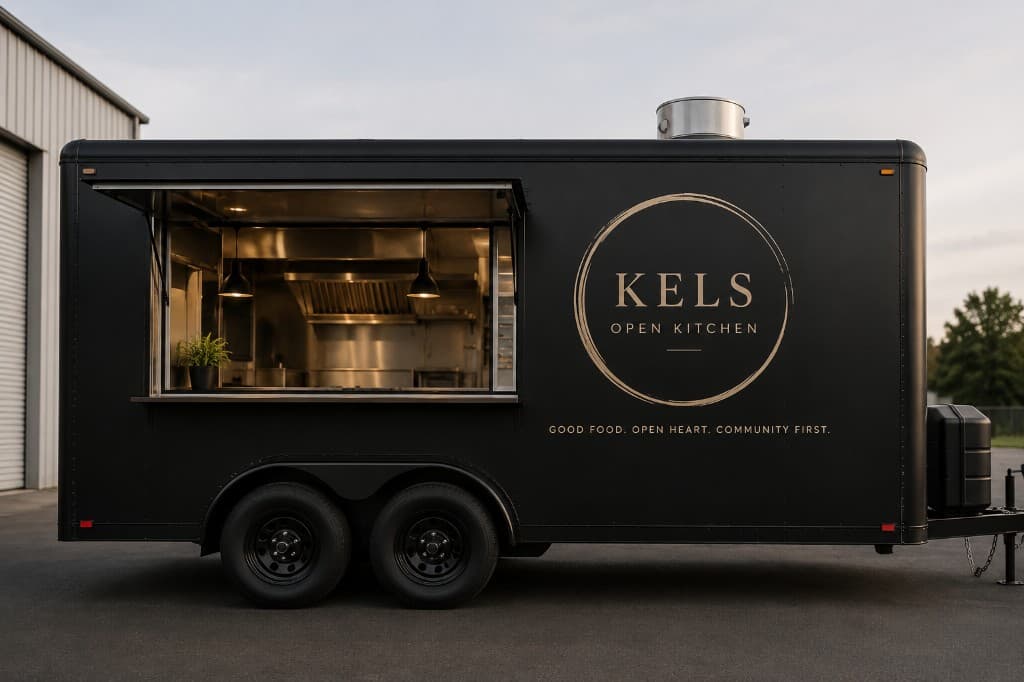 Kels Open Kitchen food trailer